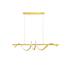 Pendente De Alumínio Led 45w Dourado Ne-1818-1 - Neotron - 294
