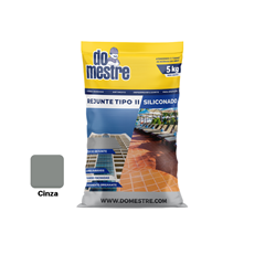 Rejunte Siliconado Tipo Ii 5kg Cinza - Do Mestre