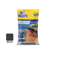 Rejunte Siliconado Tipo Ii 5kg Marrom - Do Mestre