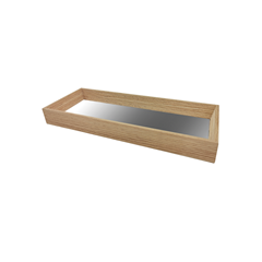 Bandeja Decorativa 10x30cm Em Mdf Espelhada Sortida - Euroquadros - 308634