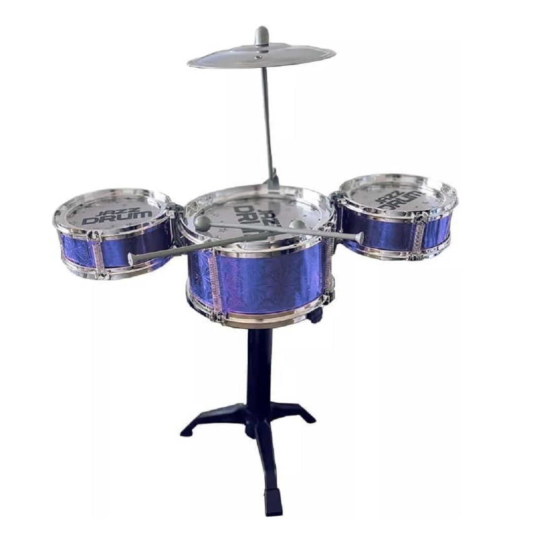 Bateria Musical Infantil Mini Azul Mt1190 - Tok Kids - 5946