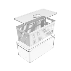 Organizador Clear Fresh Com Cesto 5l - Ou - Of350