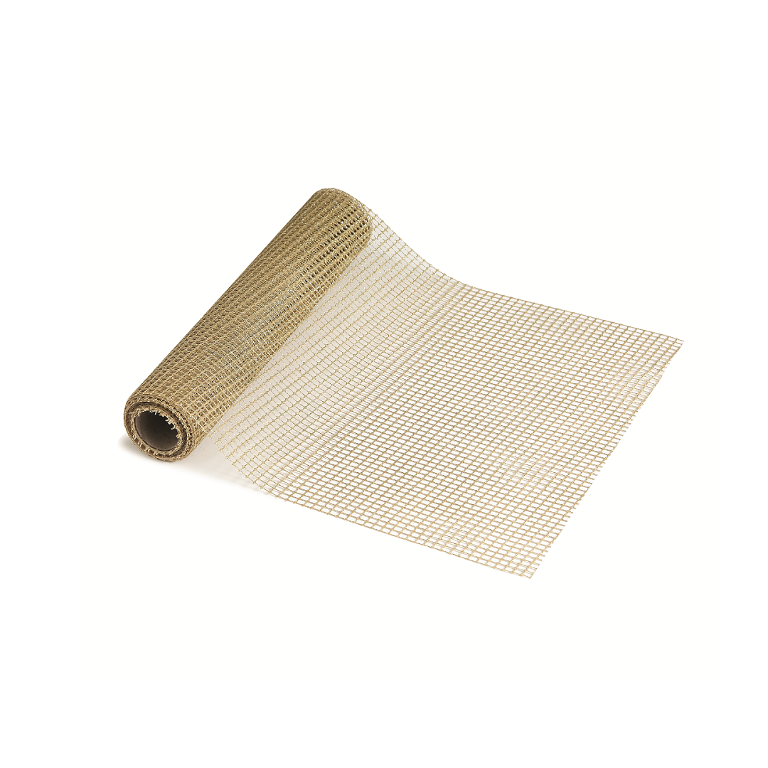 Tecido Decorativo Para Natal Com Glitter - Rio De Ouro - Nts10971