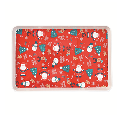 Bandeja Natalina Retangular 21x32cm Sortidas - Rio De Ouro - Ntw12032