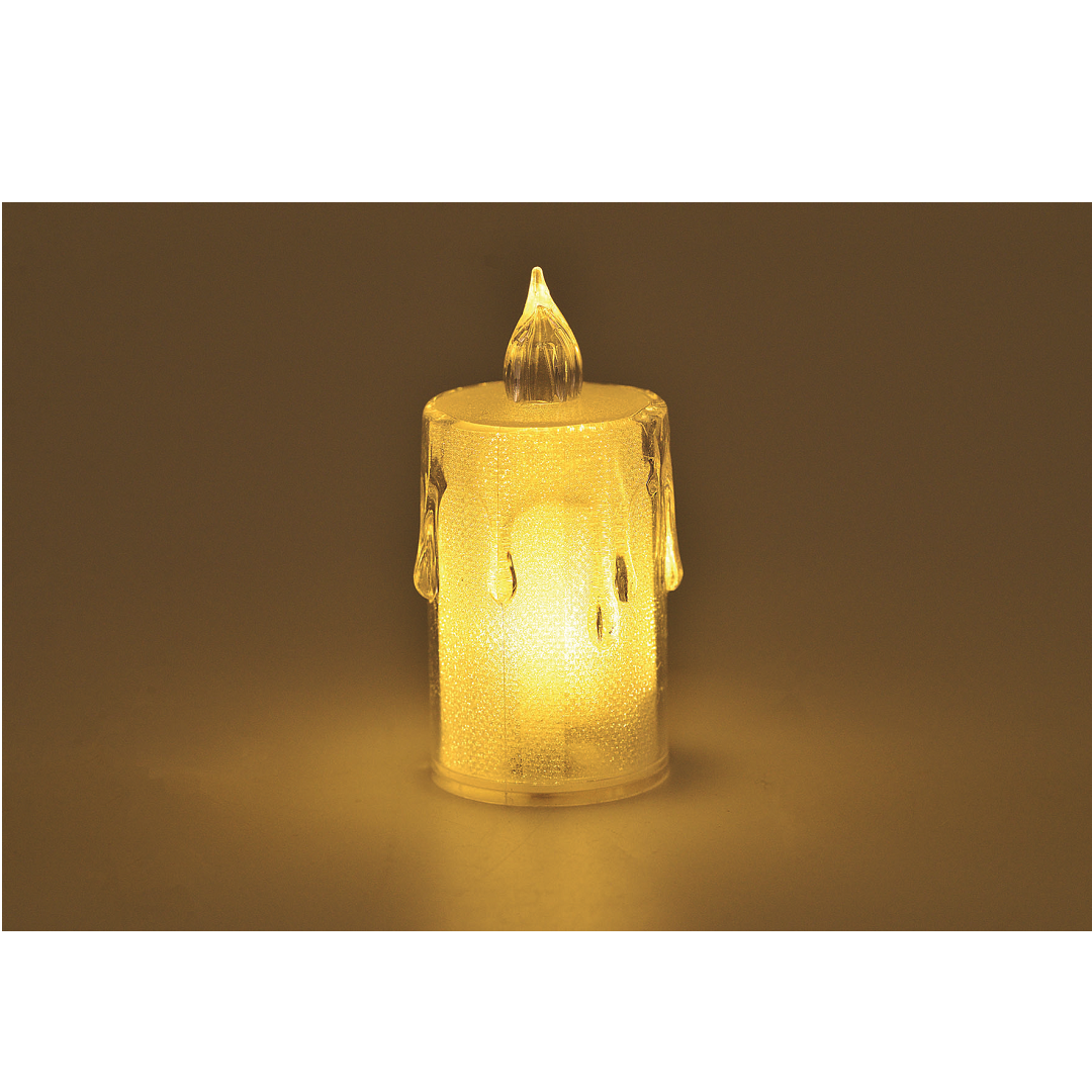 Vela Decorativa Natalina Eletrônica - Rio De Ouro - Dtc13021
