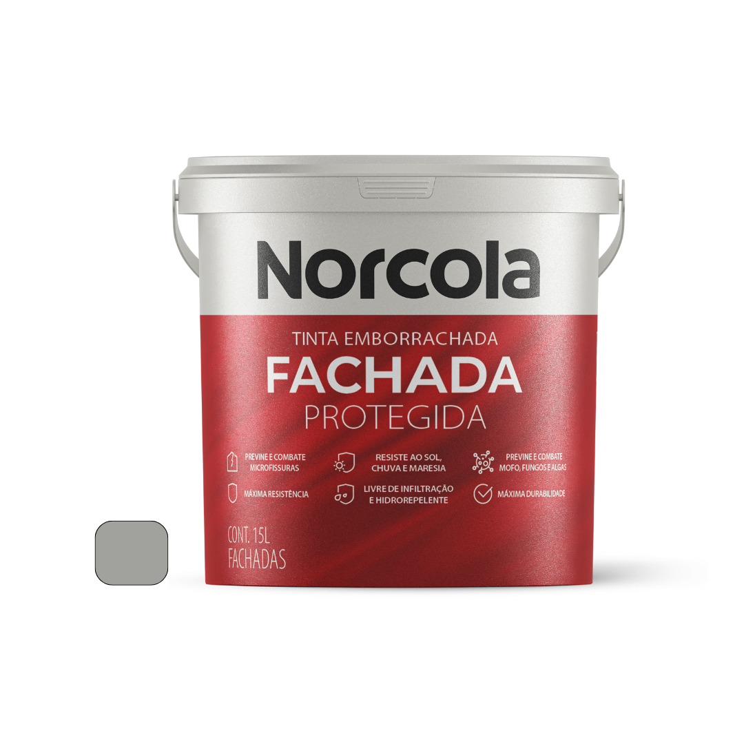 Tinta Emborrachada Fachada Protegida De 15 Litros Elefante - Norcola - 1028006