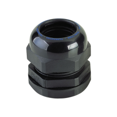 Conector Prensa-Cabo 3/8  Preto Com Bucha - Tramontina - 56132/361