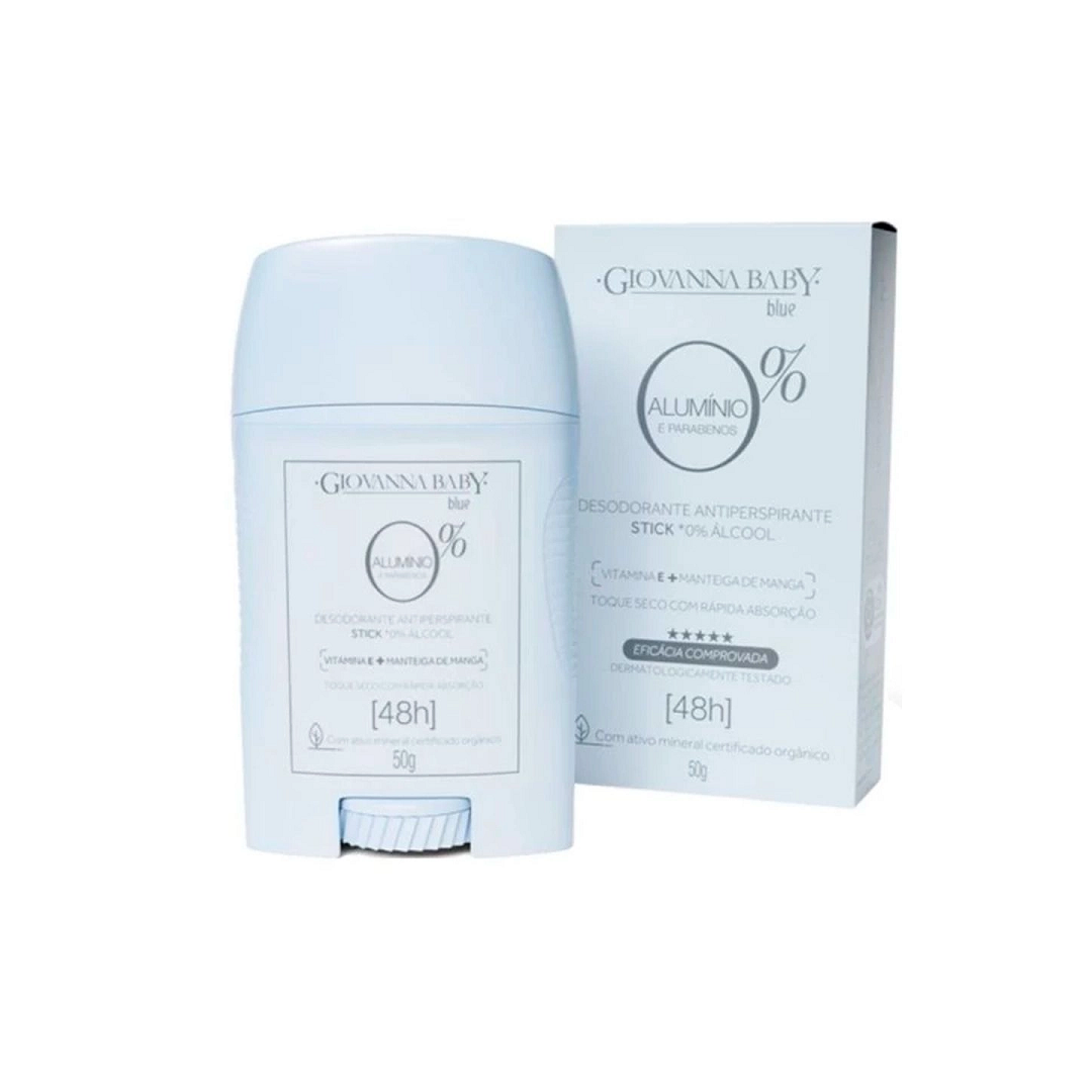 Desodorante Antiperspirante Stick 0% Alumínio Blue 50g - Giovanna Baby - 057400576