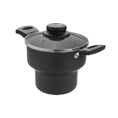 Cuscuzeira Antiaderente Luz 16 Preto - 906 - Luz Aluminio