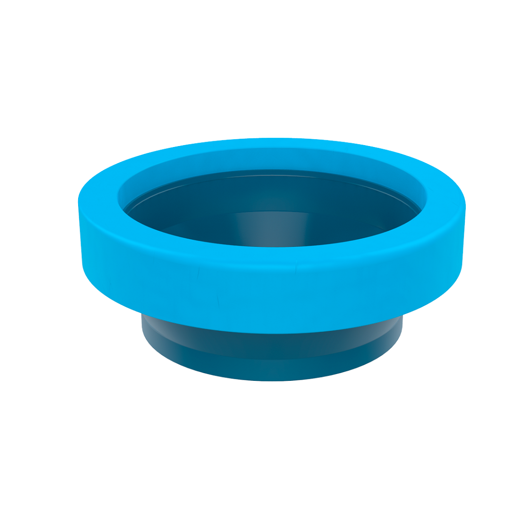 Anel De Vedação Para Vaso Sanitário Com Guia Azul - Blukit - 340102