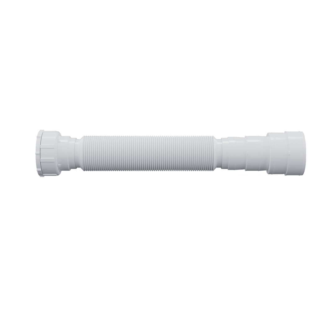 Sifão Ajustável Extensivo 70cm Universal Branco - Blukit - 030101