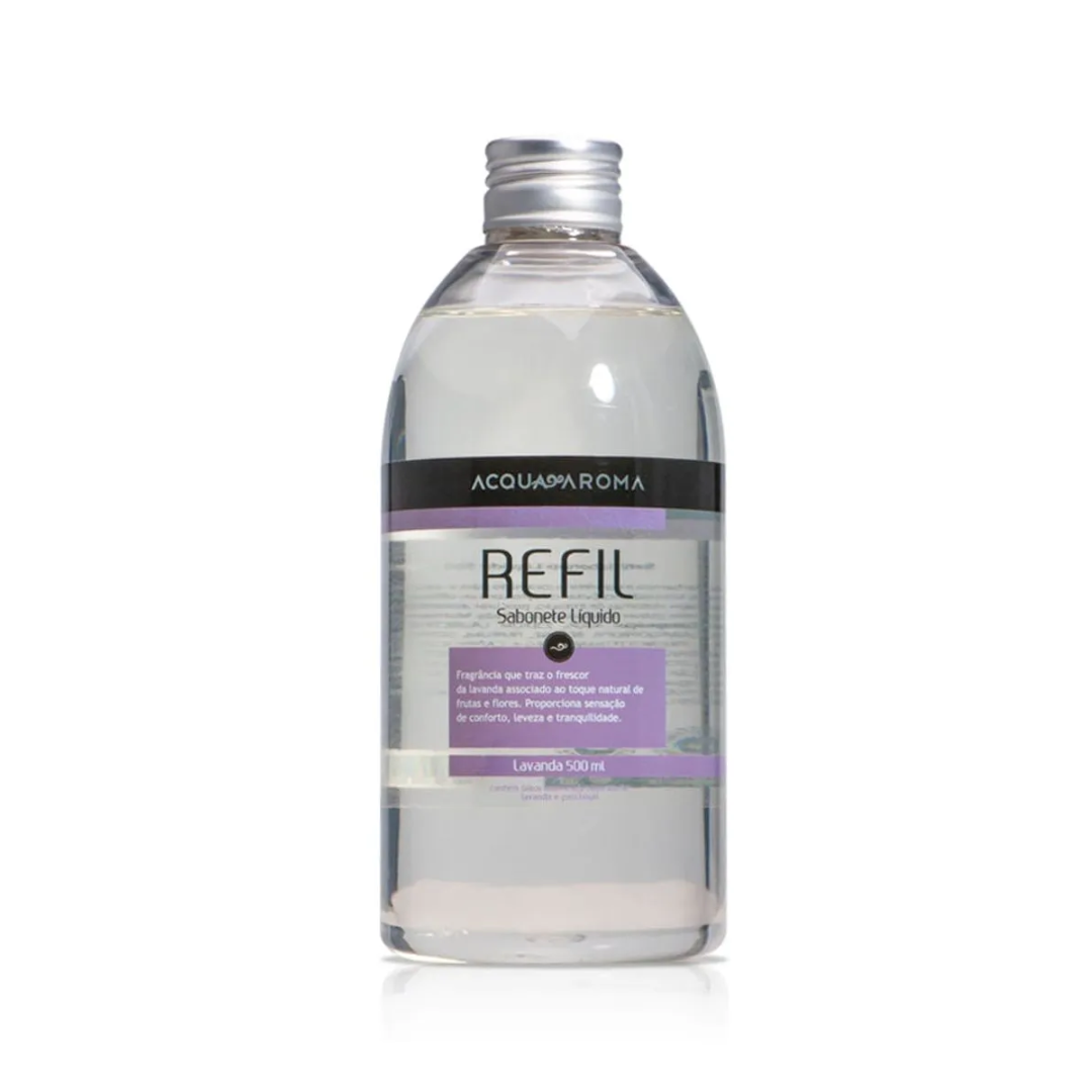 Refil Sabonete Líquido Dia A Dia Lavanda De 500ml - Acquaroma