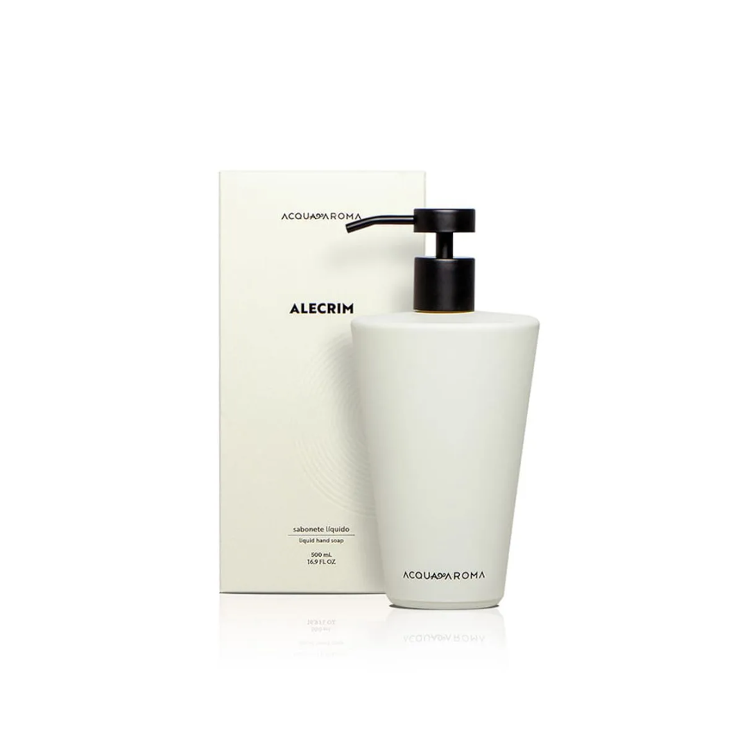 Sabonete Líquido Para As Mãos Essência Da Terra Alecrim 500ml - Acquaroma