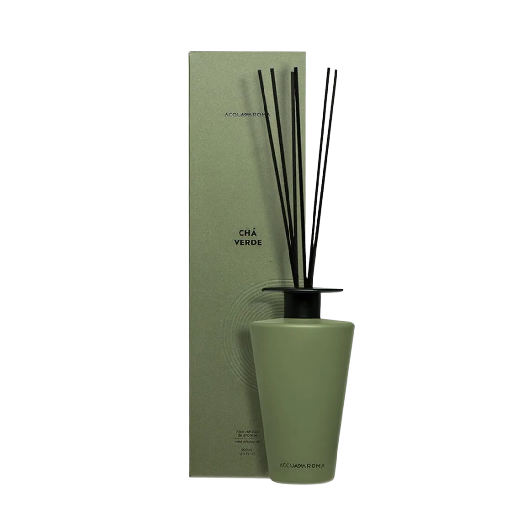 Óleo Difusor De Aromas Varetas Chá Verde 500ml - Acquaroma