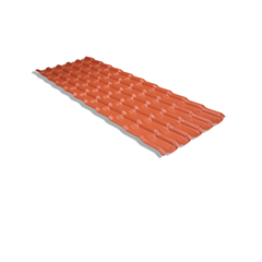 Telha Pvc Plan Cerâmica 3,29x0,88m - Eplast - Pa.00100415