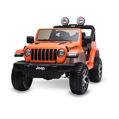 Jeep Elétrico Wrangler Infantil Laranja 12v - Bandeirante - 2910