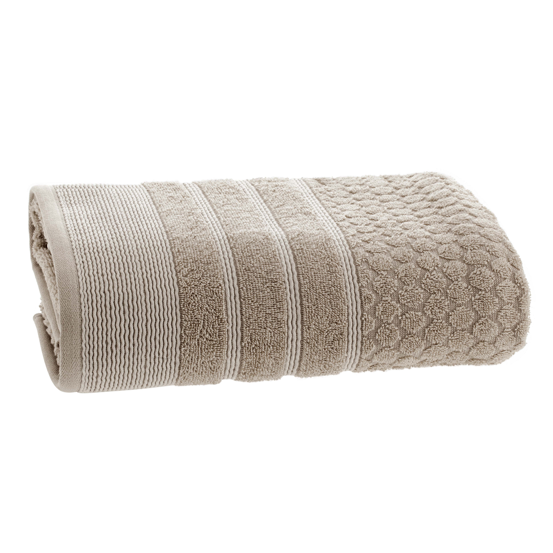 Toalha De Rosto Treviso 97% Algodão 50x70cm Bege - Corttex - 700977
