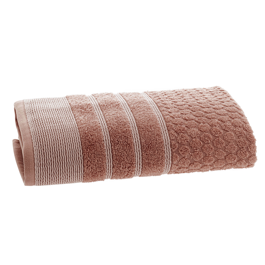 Toalha De Rosto Treviso 97% Algodão 50x70cm Rosa - Corttex - 700977