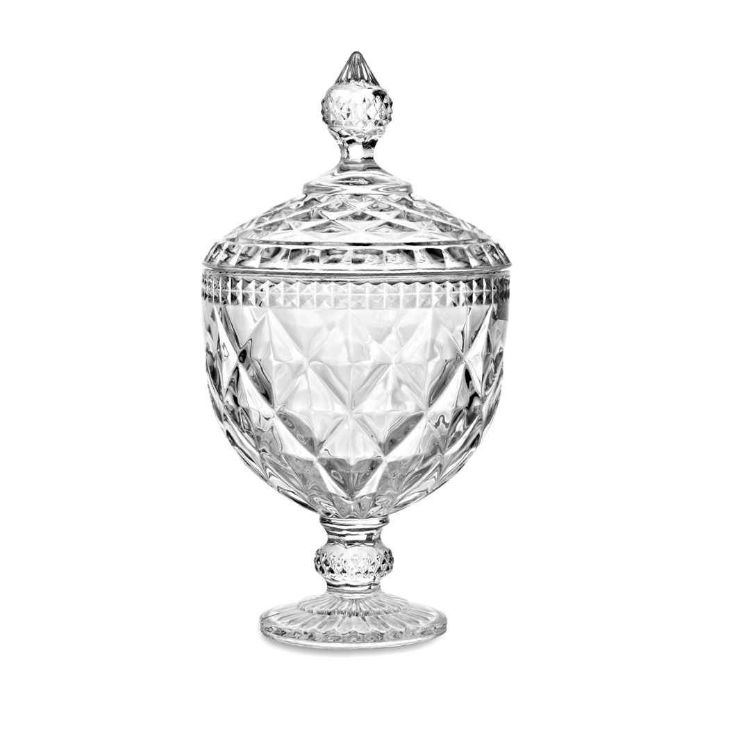 Bomboniere Potiche Doces Decorativo 15x28cm Com Pé - Dayhome - Stc2186 T2