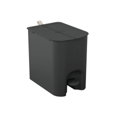 Lixeira Com Pedal Borboleta 12l Preto - Coza - 10661/0008