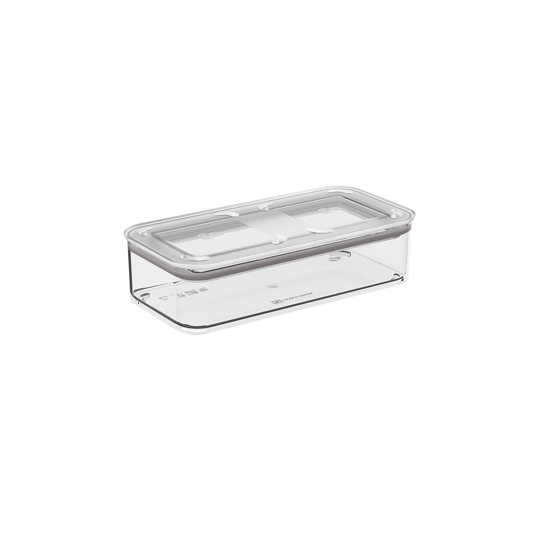Pote Organizador Hermético Modo Retangular 530ml Cristal - Coza - 20645/3009