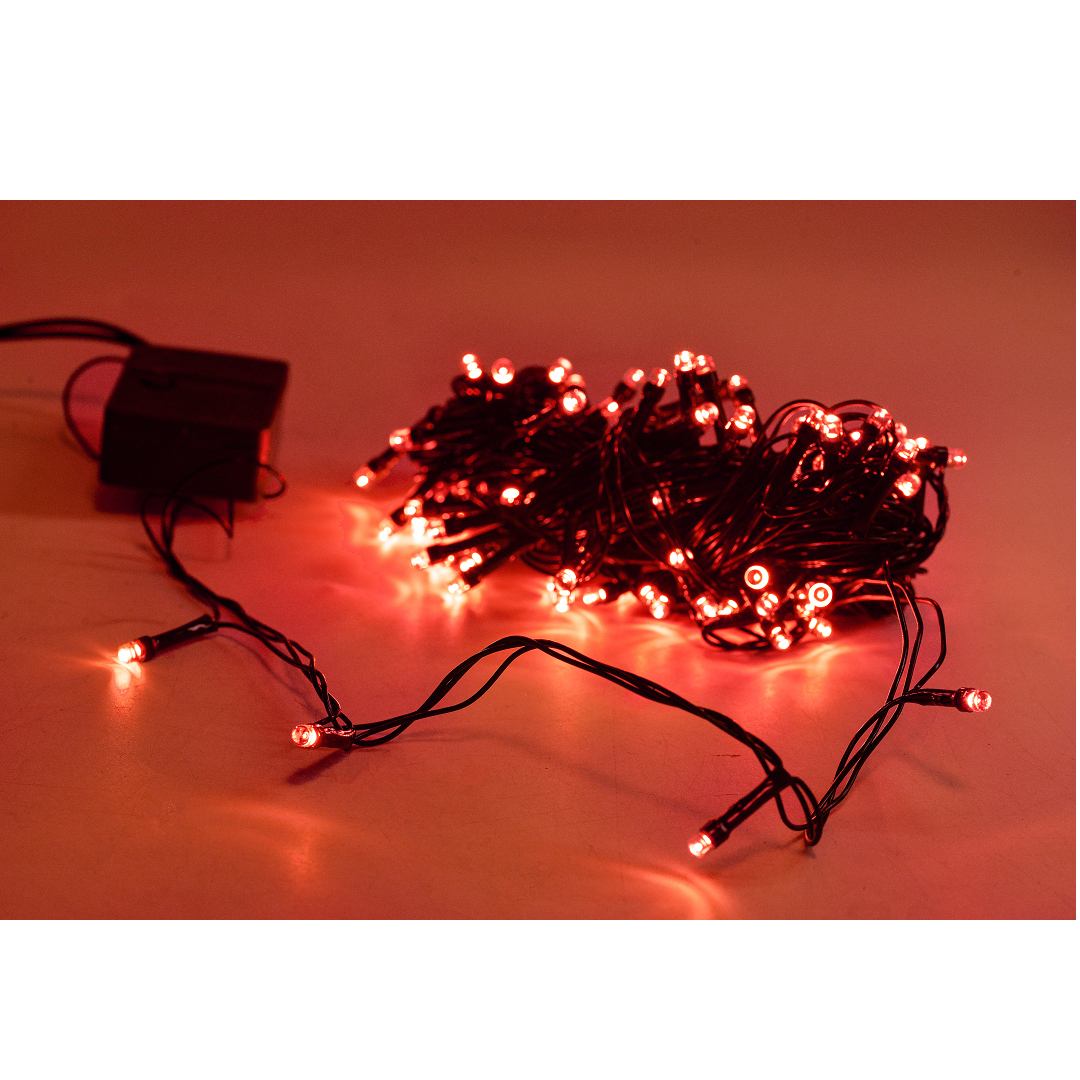 Pisca Com 100 Led 8 Funções Vermelho 220v - Rio De Ouro - Ntl7100v220v