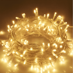 Pisca Com 500 Led 8 Funções Branco Quente 220v - Rio De Ouro - Ntl2500q220v