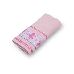 Toalha Lavabo Infantil Kids Bailarina Rosa 949 - Appel - 750200147949