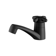 Torneira Para Lavatório De Mesa Abs F34 Bica Baixa Preto Fosco 1194 - Lorenzetti - 7110063