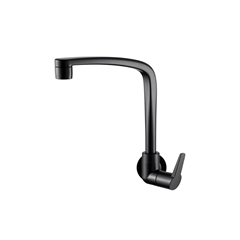 Torneira Para Cozinha De Parede Abs F71 Preto Fosco 1168 - Lorenzetti - 7111110