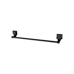 Porta Toalha Barra Quadra F24 Preto Fosco 2040 - Lorenzetti - 7140109