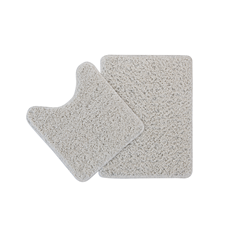 Jogo De Tapete Para Banheiro High Com 2 Peças Cru - Oasis - 021276