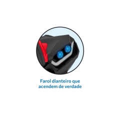 Quadriciclo Infantil Elétrico 6v Vermelho - Bandeirante - 2668
