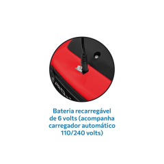 Quadriciclo Infantil Elétrico 6v Vermelho - Bandeirante - 2668