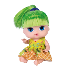 Boneca Babys Collection Mini Sorvetinho Limão - Super Toys - 605