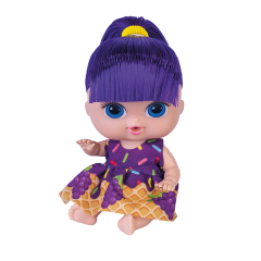 Boneca Babys Collection Mini Sorvetinho Uva - Super Toys - 606