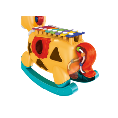 Dino Pocotó Musical Com Blocos Educativos Baby Land - Cardoso - 7105