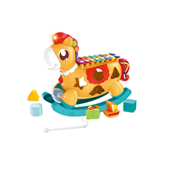 Dino Pocotó Musical Com Blocos Educativos Baby Land - Cardoso - 7105