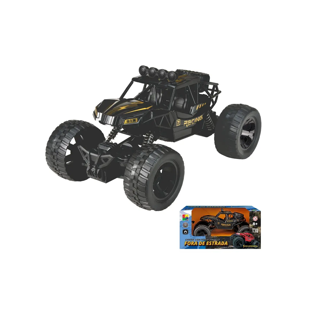 Carro De Controle Remoto Infantil Fora De Estrada Sortidos - Cks - Vor-01