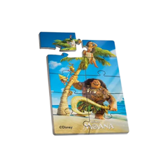 Mini Quebra-Cabeça Com 10 Peças Moana Sortido - Pais&Filhos - 811082