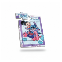 Mini Quebra-Cabeça Com 10 Peças Lilo&Stitch Sortido - Pais&Filhos - 811085