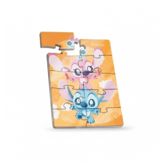 Mini Quebra-Cabeça Com 10 Peças Lilo&Stitch Sortido - Pais&Filhos - 811085