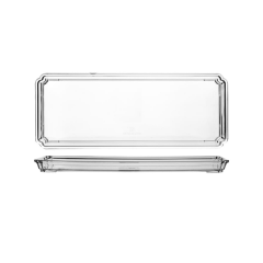 Bandeja Acrílica Retangular Com 34x13,5cm Para Decoração - Dallare - Dl3917
