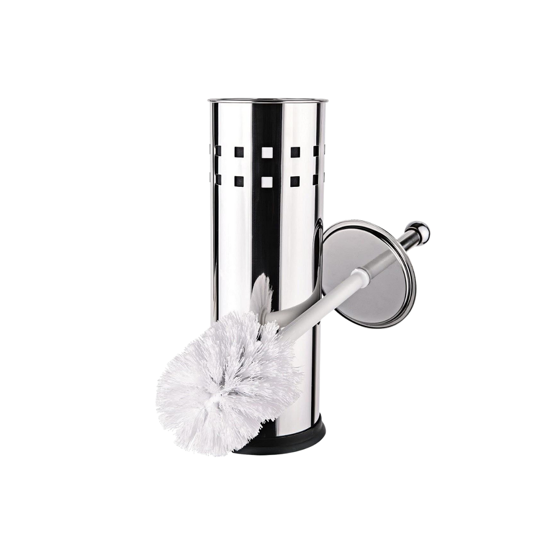 Escova Sanitária Com Suporte Em Inox Para Banheiro - Tok House - 8278