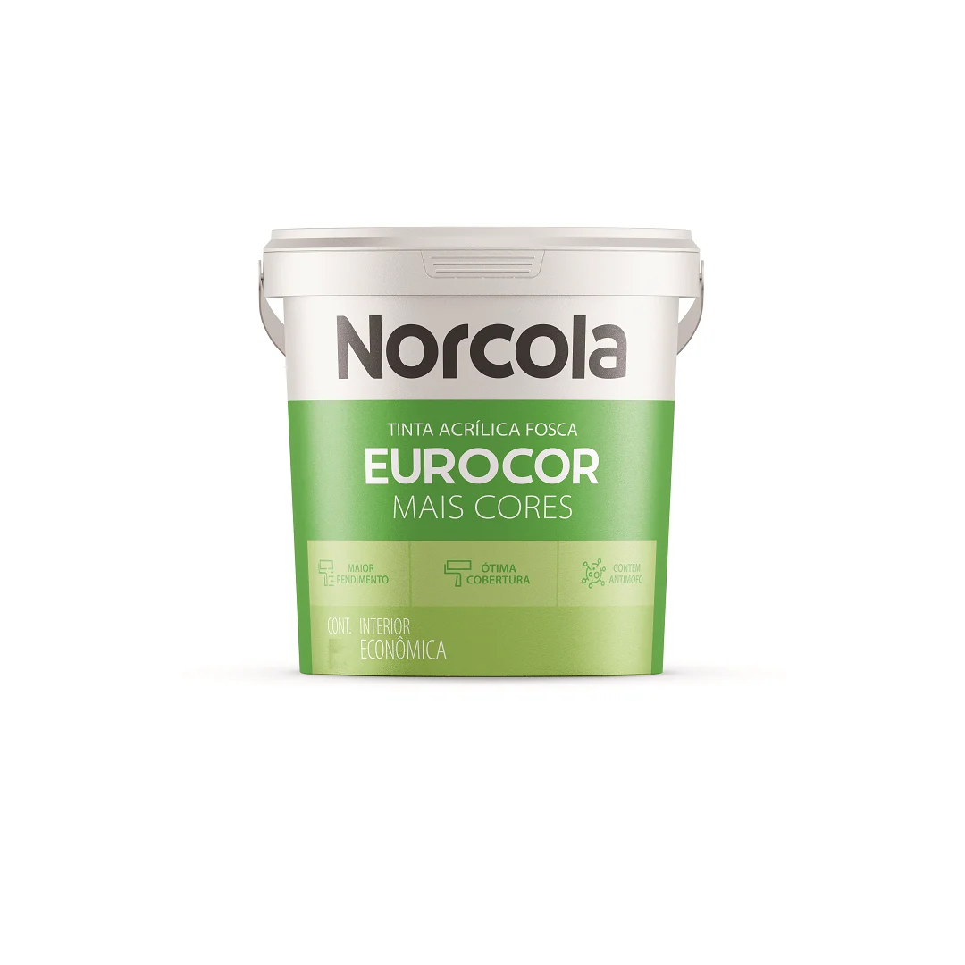 Tinta Pisocor Acrilica Fosco 15 Litros Vermelho - Norcola - 1023031