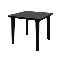 Mesa Quadrada Sancho Em Polipropileno Preto - Tramontina - 92313009