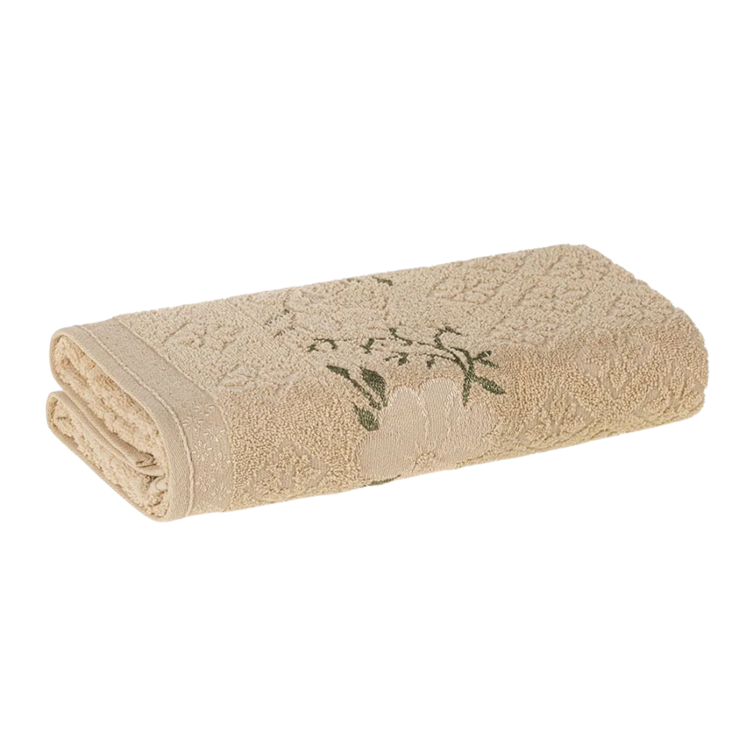 Toalha De Rosto Fio Cardado Yuna Grão - Karsten - 3836047