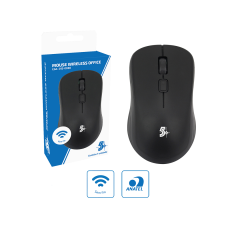 Mouse Óptico Sem Fio Preto - 5+ - 015-0080