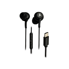 Fone De Ouvido Auricular Usb C Preto - 5+ - 043-0040