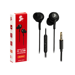 Fone De Ouvido P3 Definição Auricular Preto - 5+ - 043-0042